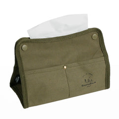Outdoor Wet Wipes Dispenser – Hanging Canvas Tissue Box for Camping & Travel