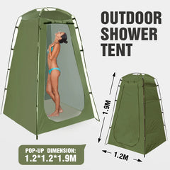 Westtune Portable Privacy Shower Tent – Waterproof Changing Room Shelter for Camping, Hiking, Beach, Toilet & Outdoor Shower