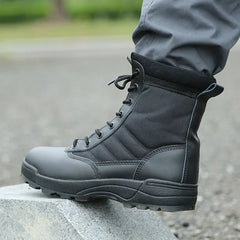Men’s Tactical Combat Boots – Outdoor, Hiking & Work Safety Footwear