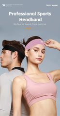 WEST BIKING Moisture-Wicking Elastic Sport Headband – Breathable Sweatband for Gym, Running, Cycling