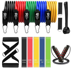 360lbs Resistance Band Set – Full-Body Workout Kit for Home Gym