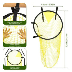 Foldable Football Target Net – 17x28in Soccer Training Goal Attachment
