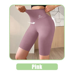 Women’s High-Waist Sports & Yoga Shorts (M–XL)