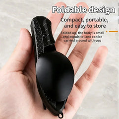 Portable Camping Utensil Set – Foldable Stainless Steel Fork, Spoon, Knife & Bottle Opener