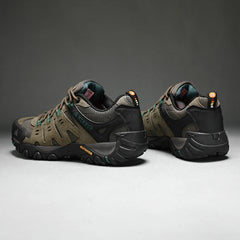 HIKEUP Men’s Suede Tactical Hiking Shoes – Outdoor Trekking Sneakers