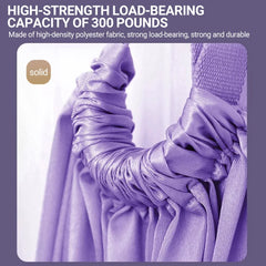 Aerial Yoga Strap & Hammock – Flexibility Trainer for Stretching & Inversion