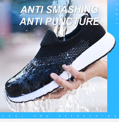 Lightweight Steel Toe Work Sneakers – Breathable Safety Shoes for Men & Women