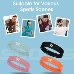 WEST BIKING Moisture-Wicking Elastic Sport Headband – Breathable Sweatband for Gym, Running, Cycling