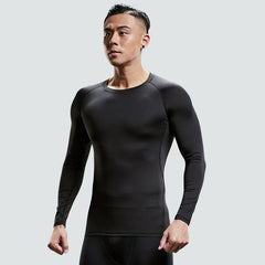 Men’s Compression Sports Set – Long Sleeve & Tights