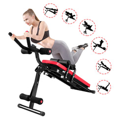 Foldable Ab Workout Machine – Adjustable Home Gym Trainer