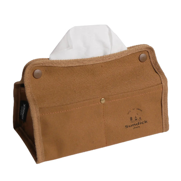 Outdoor Wet Wipes Dispenser – Hanging Canvas Tissue Box for Camping & Travel