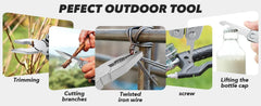 Folding Multi-Tool – EDC Survival Gear with Knife, Scissors, Pliers & Cutters