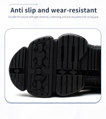 Men’s Safety Work Shoes – Anti-Smash, Anti-Puncture with Rotating Button