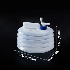 Portable Foldable Water Carrier – 5/10/15L Collapsible Container for Camping & Emergencies
