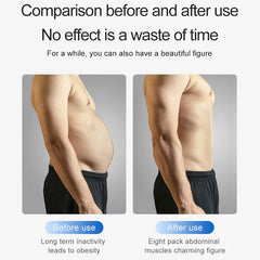 EMS Abs Trainer Toning Belt – USB Rechargeable Muscle Stimulator