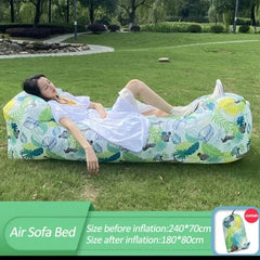 Fast Inflatable Air Sofa Bed – Portable Lazy Beach Lounger (240×70cm)