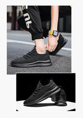 Men’s Lightweight Breathable Sneakers – Casual Walking & Gym Shoes