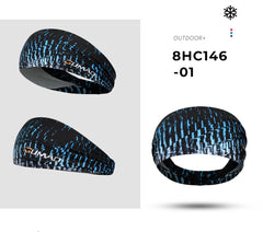 Gothic Skull Sports Headband – Sweat-Wicking Hair Band for Workout & Fitness