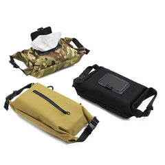 Outdoor Wet Wipes Dispenser – Hanging Canvas Tissue Box for Camping & Travel
