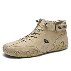 Men’s Waterproof Motorcycle Boots – Casual Winter High-Top Sneakers