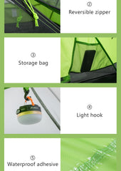 ortable Beach Sunshade TeBISINNA 2-Person Ultralight Waterproof Camping Tent with Free Mat – Double-Layer 20D Nylon for Hiking & Backpackingnt – UV-Protective Automatic Pop-Up Shelter for Adults & Kids