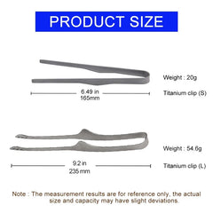Ultralight Titanium Tea Cup Clip – Outdoor Anti-scalding Tongs for BBQ & Camping