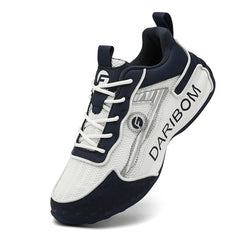 Running Shoes Men Breathable Shockproof Marathon Sneakers Lace-up Ultralight Sports Casual Shoes Work Tennis Athletic Footwear