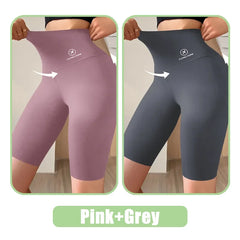 Women’s High-Waist Sports & Yoga Shorts (M–XL)