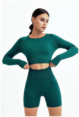 WAREBALL Seamless Women’s Yoga Set – 2/3/4 Piece Gym Outfit