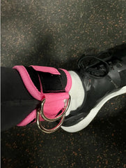 Double D-Ring Ankle Straps for Cable Machines – Glute & Leg Workout Cuffs