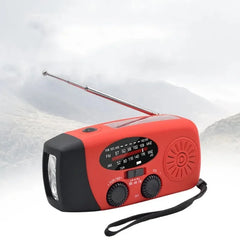 Multifunctional Emergency Radio – Hand Crank, Solar, Power Bank, NOAA/FM/AM