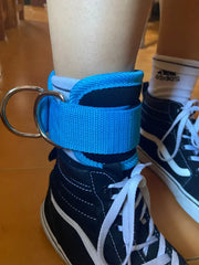 Double D-Ring Ankle Straps for Cable Machines – Glute & Leg Workout Cuffs