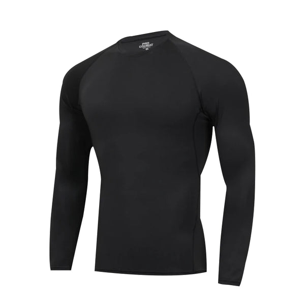 Men’s Compression Sports Set – Long Sleeve & Tights
