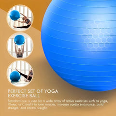 Thickened Yoga & Pilates Ball – 45CM–95CM Anti-Burst Exercise Ball