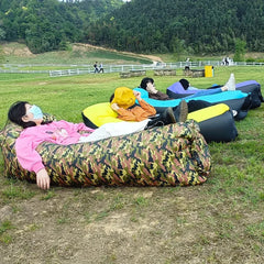 Fast Inflatable Air Sofa Bed – Portable Lazy Beach Lounger (240×70cm)