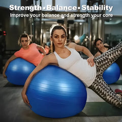 Thickened Yoga & Pilates Ball – 45CM–95CM Anti-Burst Exercise Ball