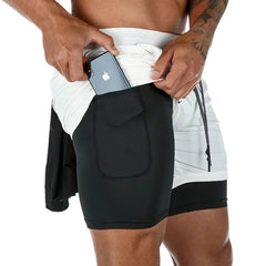 Men’s MMA Boxing Compression Set – Quick-Dry T-Shirt & Shorts 2PCS