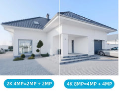 BELIA 4K 8MP Dual-Lens PTZ WiFi Camera – Outdoor AI Security with 4X Zoom
