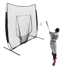 Pro Baseball Softball Hitting Pitching Net Black Backstop Baseball Practice Net