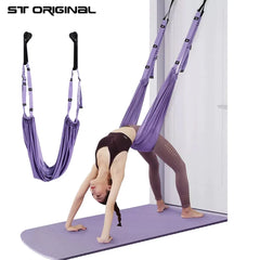 Aerial Yoga Strap & Hammock – Flexibility Trainer for Stretching & Inversion