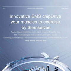 EMS Abs Trainer Toning Belt – USB Rechargeable Muscle Stimulator