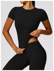 NCLAGEN Women’s Athletic T-Shirt – Breathable Stretch Gym & Yoga Tee