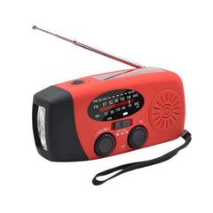 Multifunctional Emergency Radio – Hand Crank, Solar, Power Bank, NOAA/FM/AM