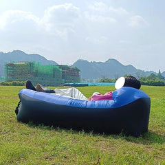 Fast Inflatable Air Sofa Bed – Portable Lazy Beach Lounger (240×70cm)