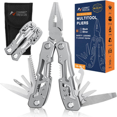 Folding Multi-Tool – EDC Survival Gear with Knife, Scissors, Pliers & Cutters