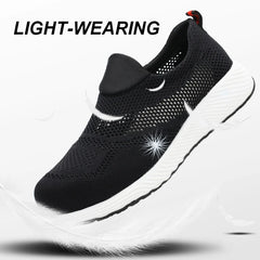 Lightweight Steel Toe Work Sneakers – Breathable Safety Shoes for Men & Women