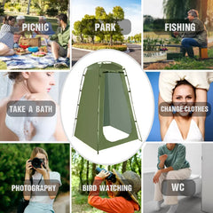 Westtune Portable Privacy Shower Tent – Waterproof Changing Room Shelter for Camping, Hiking, Beach, Toilet & Outdoor Shower