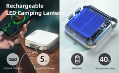 Warsun Rechargeable Camping Light – Waterproof IPX6 Hanging Lantern for Outdoor & Work Use