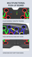 Multifunctional Foldable Push-Up Board Set – Portable Upper Body Training System