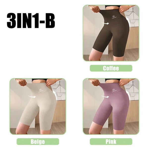 Women’s High-Waist Sports & Yoga Shorts (M–XL)